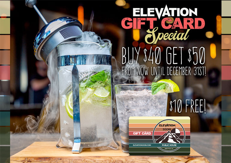 Elevation 3330 Gift Cards