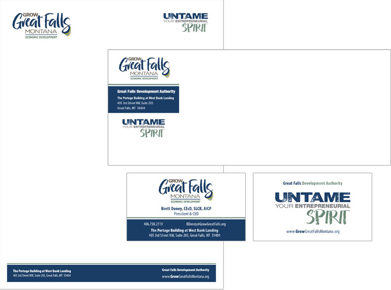 Great Falls Development Authority Identity Package