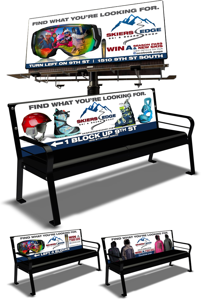 Skiers Edge Outdoor Advertising