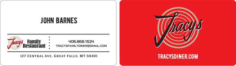 Tracy's Business Cards