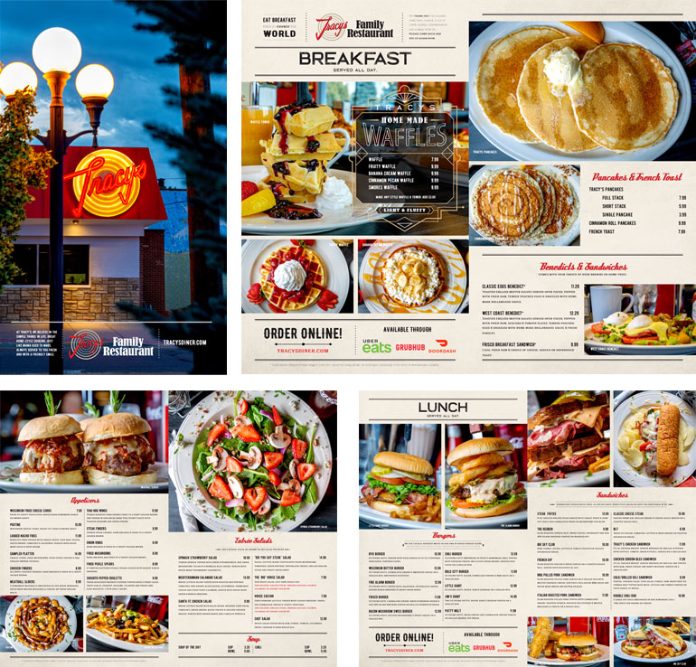 Tracy's Menu