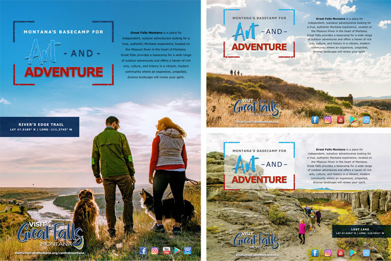 Visit Great Falls Print Ads