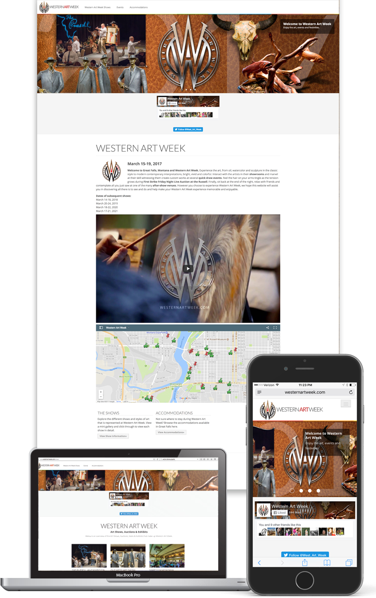 Western Art Week Website